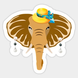 Elephant (Hilda) Sticker